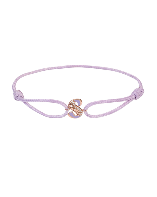 Retro Diamond Bracelet Letter S