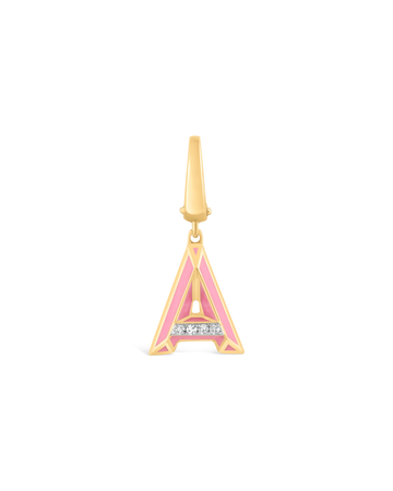 Letter A | Pink Charm