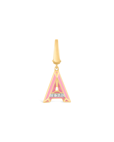 Letter A | Pink Charm