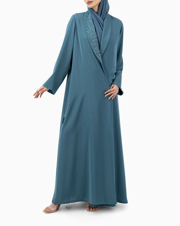 Abaya | Petrol Blue