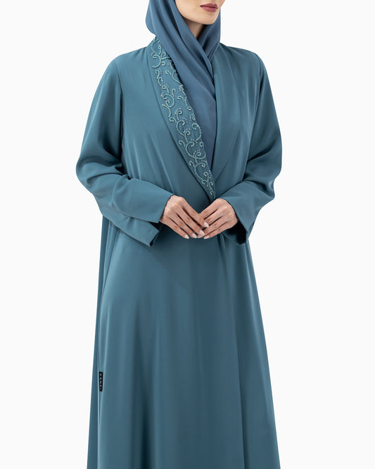Abaya | Petrol Blue