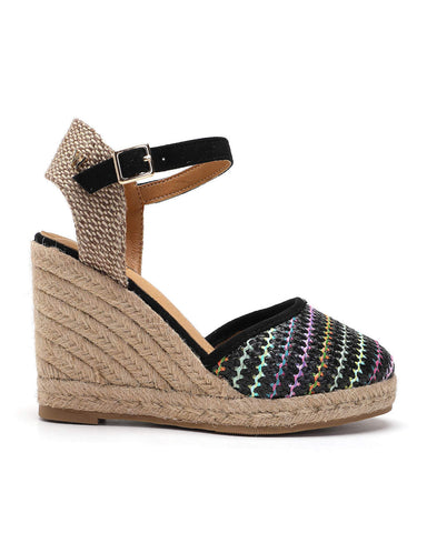 Joy Black Espadrille