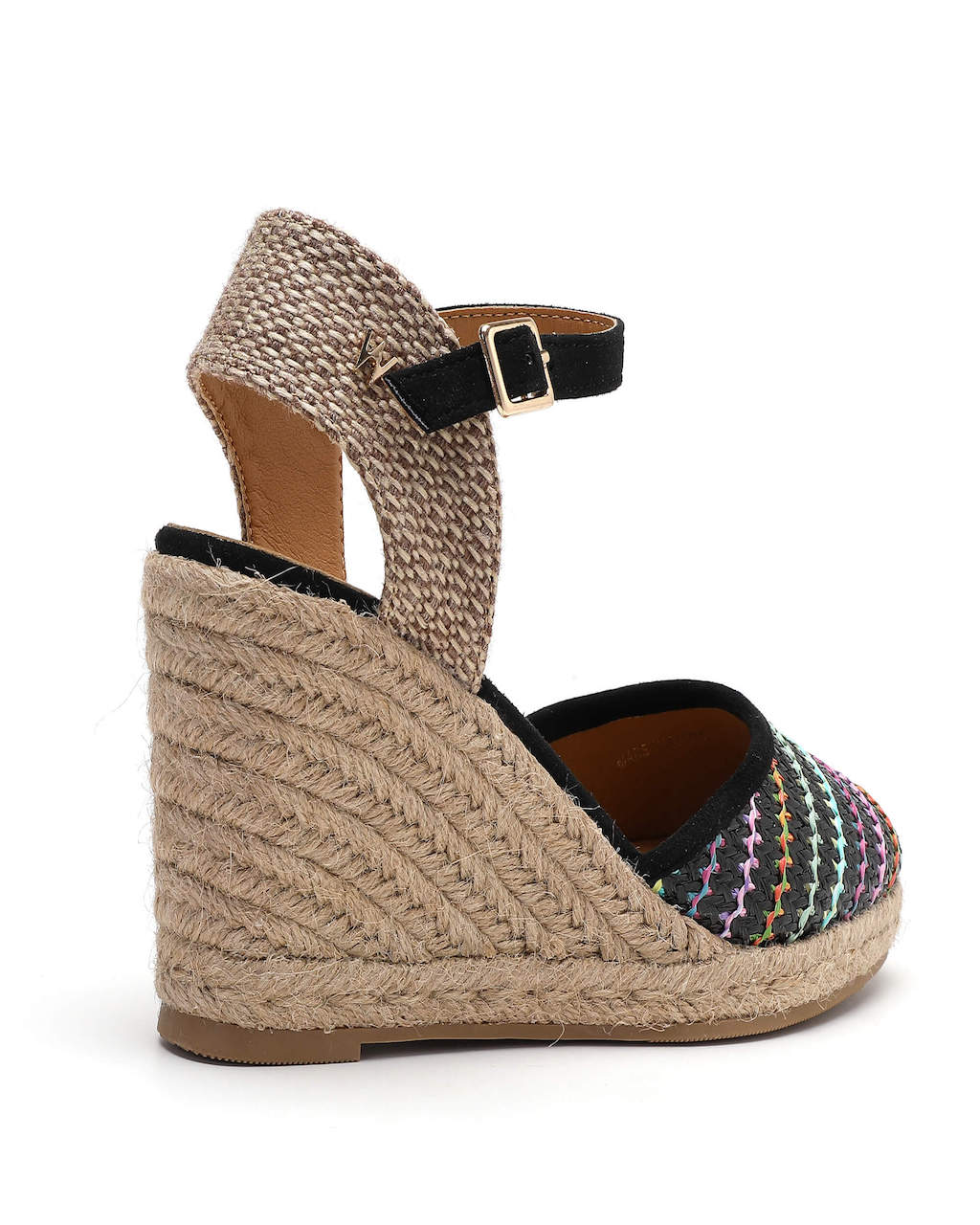 Model wears Joy Black Espadrille