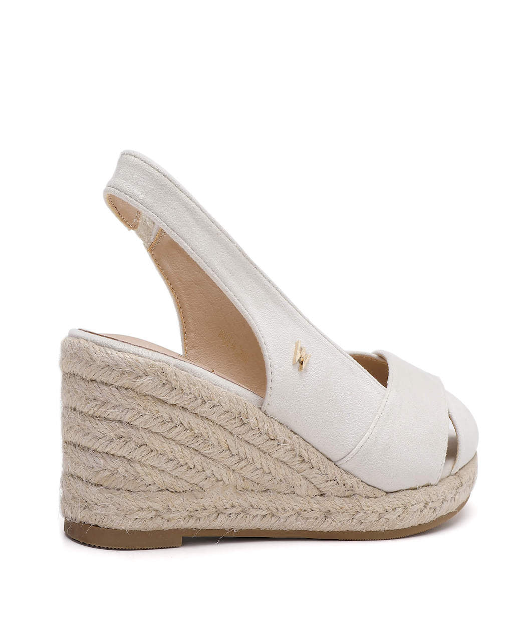 Model wears Zoey Ivory Espadrille