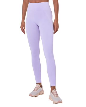 Seamless Rib Leggings Lilac Thistle