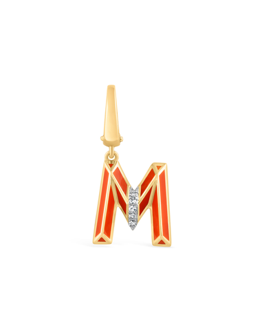 Letter M | Orange Charm