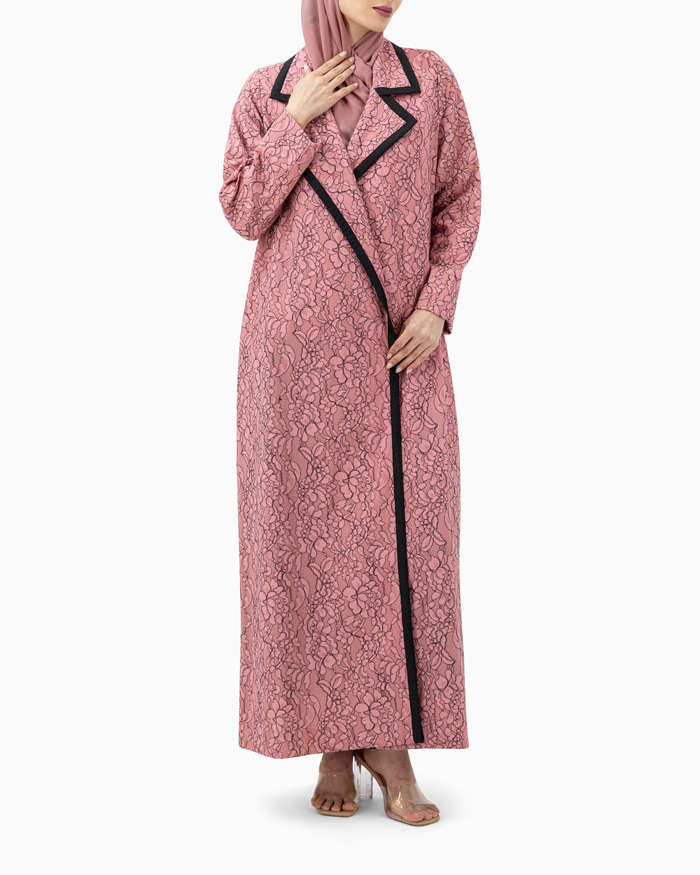 Abaya | Pink Lace
