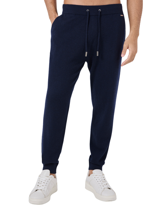 Mens Merino Wool Jogger Navy