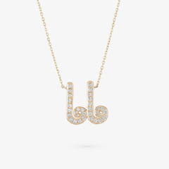 OULA - 18K Gold & Diamonds Mama Necklace