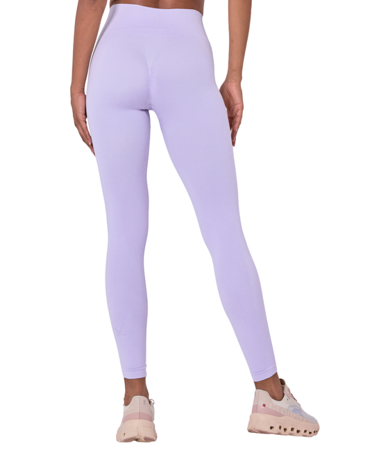 Seamless Rib Leggings Lilac Thistle