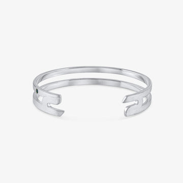 SILVER – Letter Cuff (Kayan)
