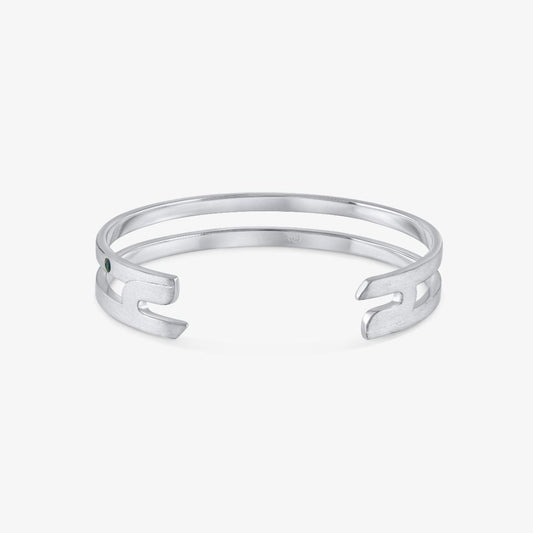 SILVER – Letter Cuff (Kayan)