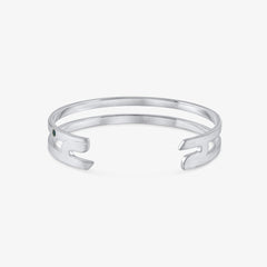 SILVER – Letter Cuff (Kayan)
