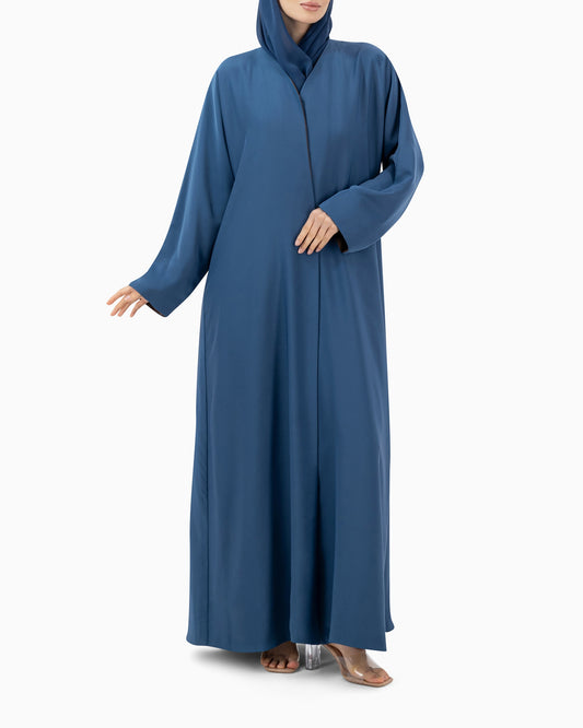 Reversible Abaya | Teal and Brown