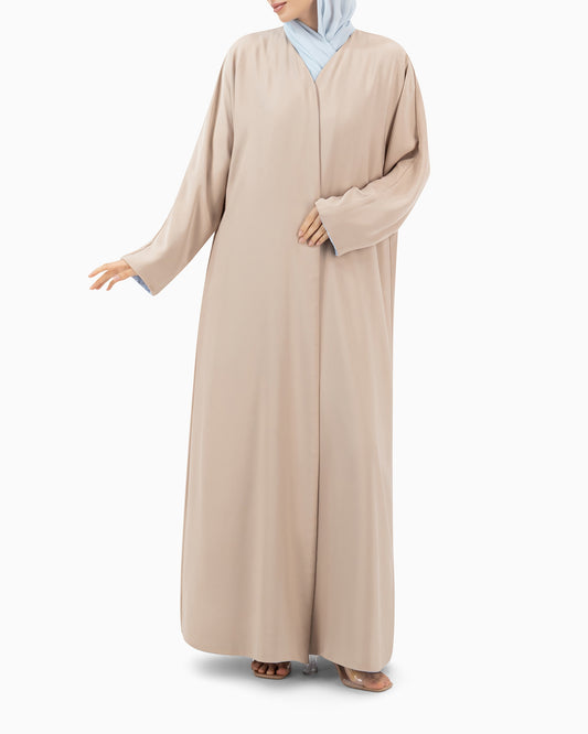 Reversible Abaya | Light Blue and Beige
