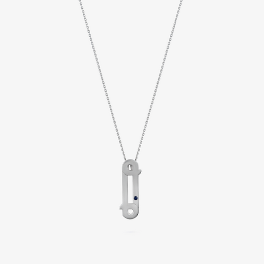SILVER - Letter Necklace (Kayan)