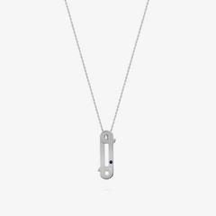 SILVER - Letter Necklace (Kayan)