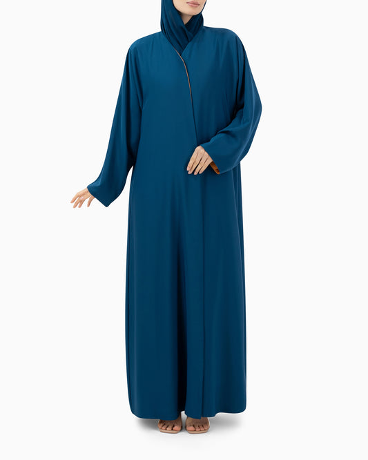 Reversible Abaya | Teal and Orange