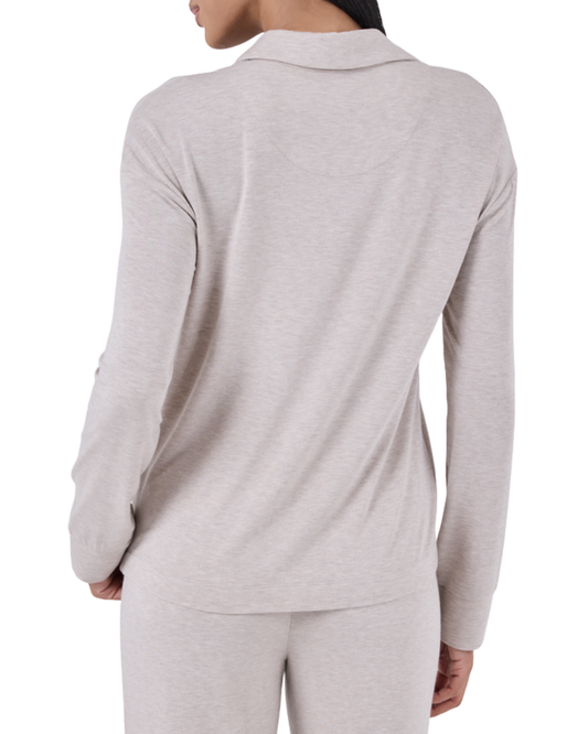 Women Sleep Shirt Oatmeal Heather