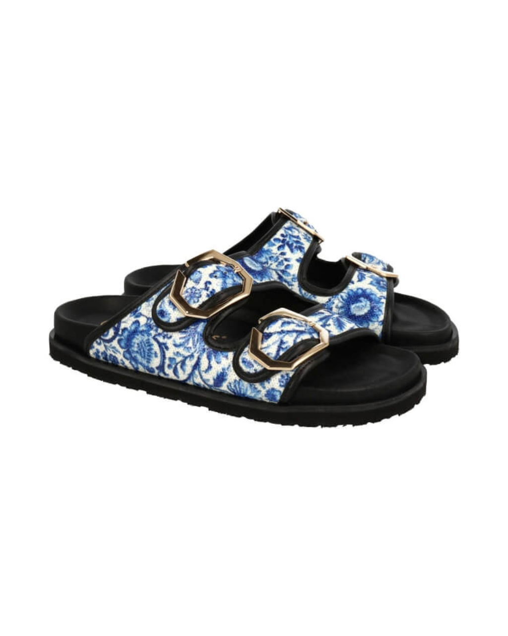 Model wears Galia Vegan Tile Blue