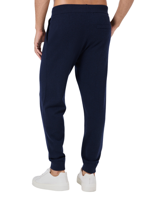 Mens Merino Wool Jogger Navy