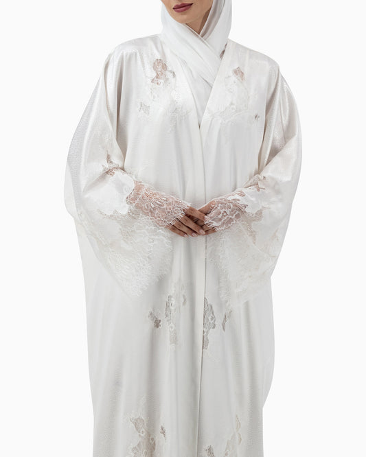 Abaya | White Dantel