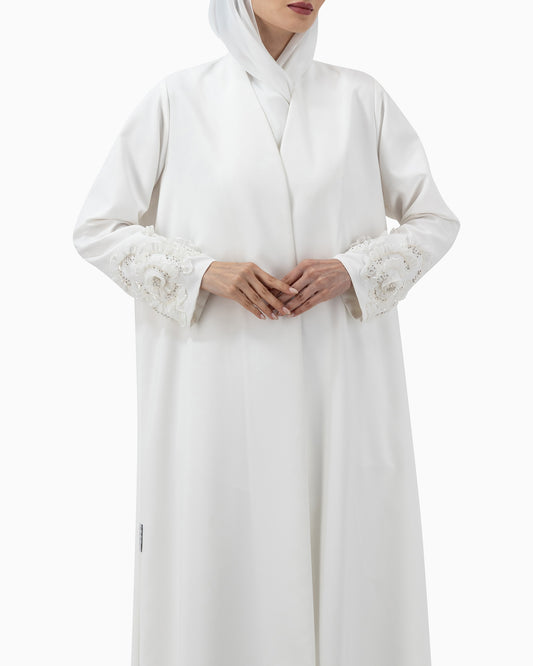 Abaya |  White Flower