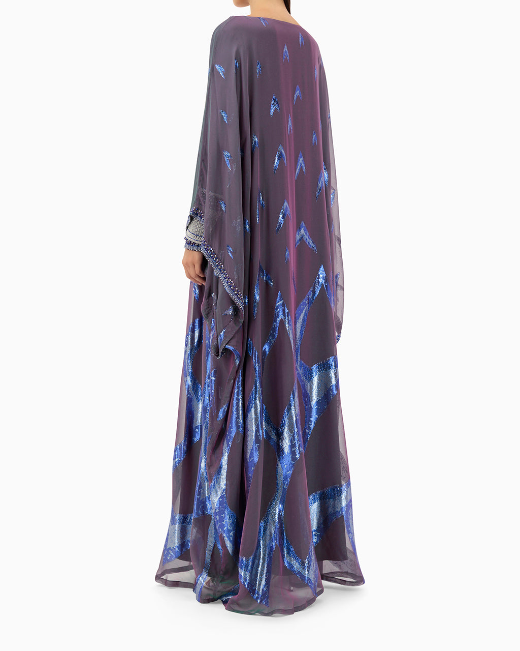 Model wears Kaftan | Purple