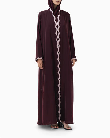 Curvy Abaya | Maroon