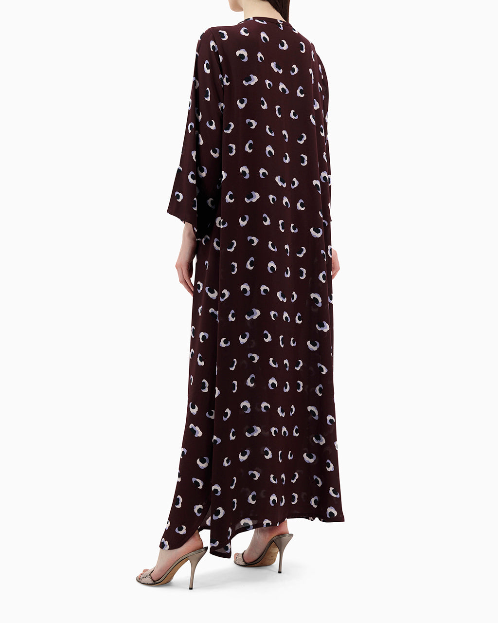 Model wears Brown Daily Dress