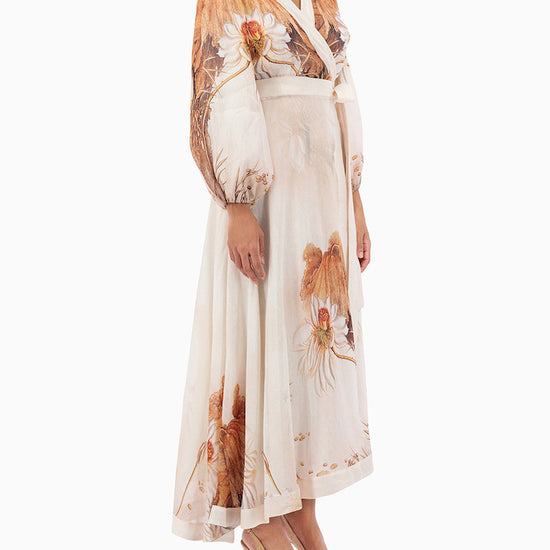 Model wears Wrap Dress