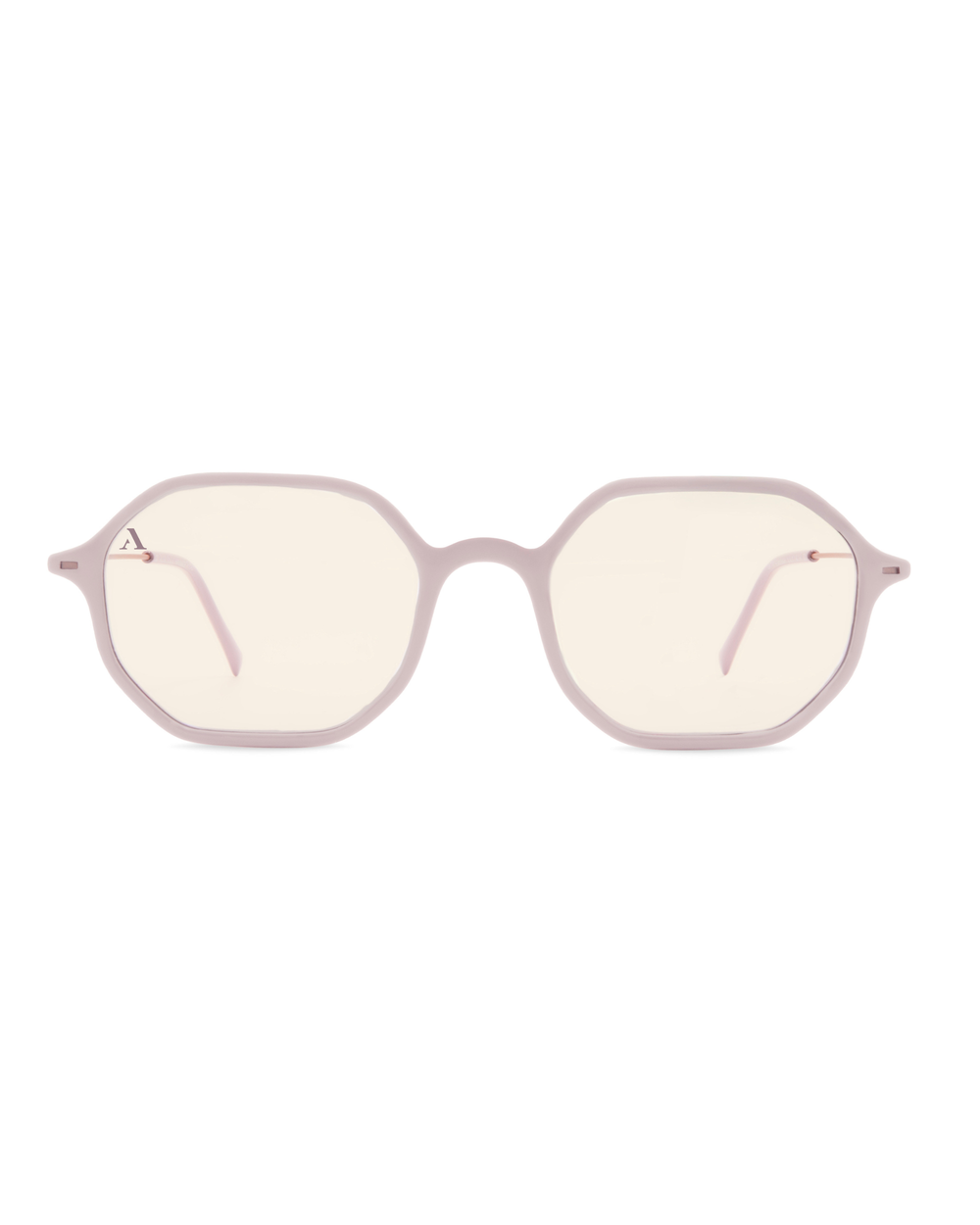 Sunglasses Octagonal - Shiny Light Pink
