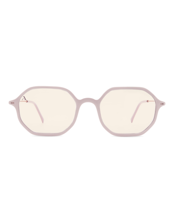 Sunglasses Octagonal - Shiny Light Pink