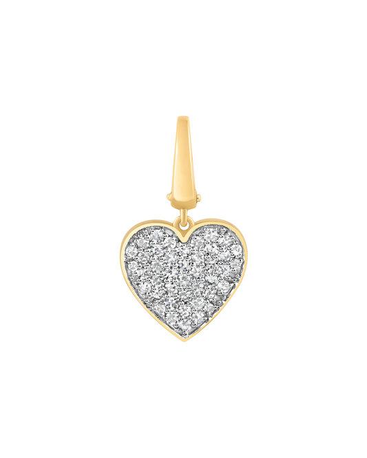 Heart Diamond Charm