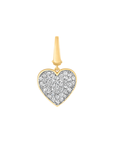 Heart Diamond Charm