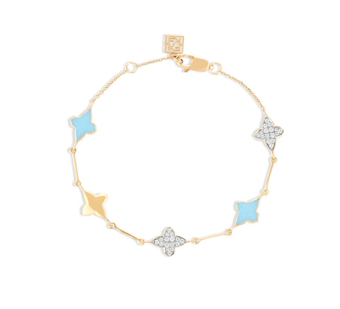 Turqouise Ceramic Modish Bracelet