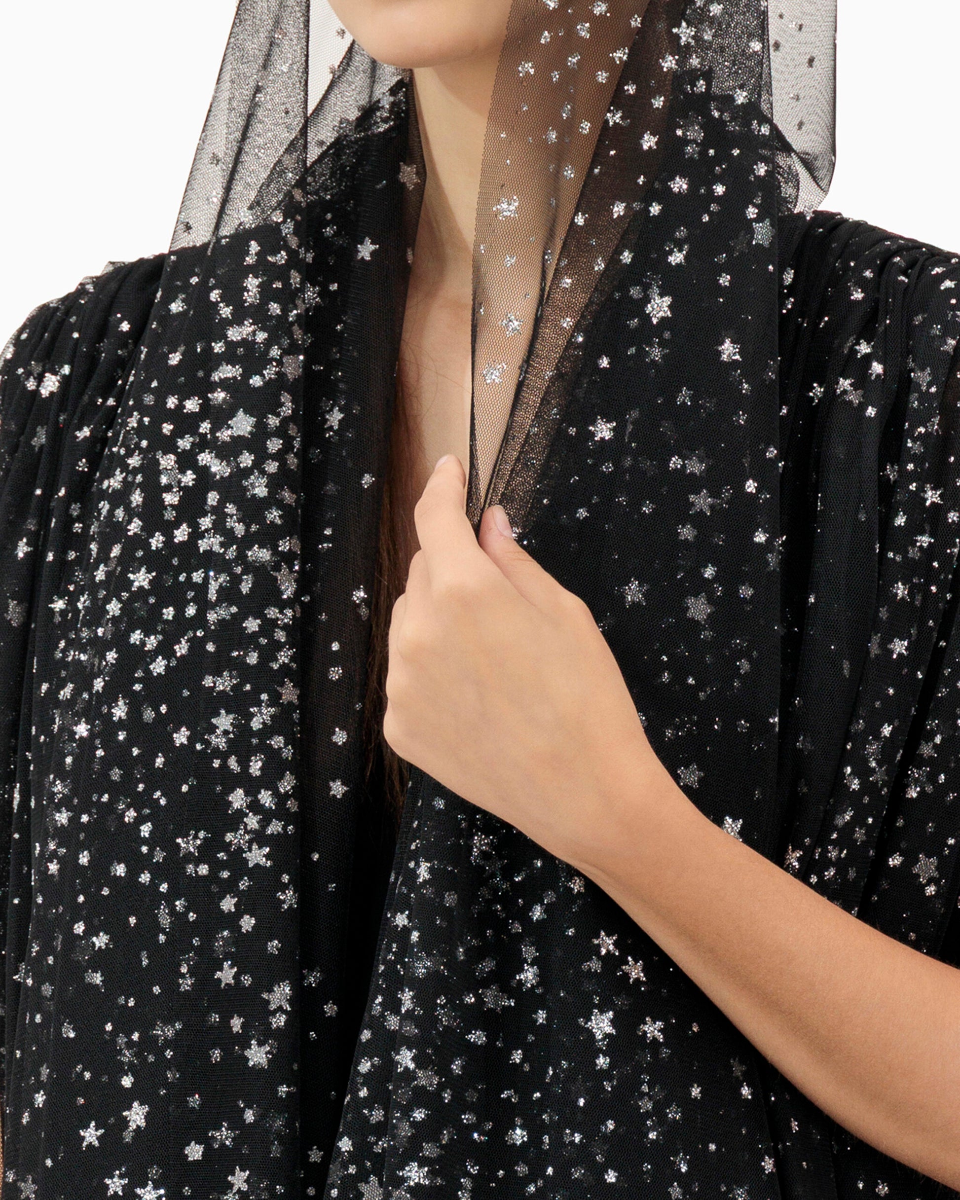 Model wears Wedding Abaya | Stars