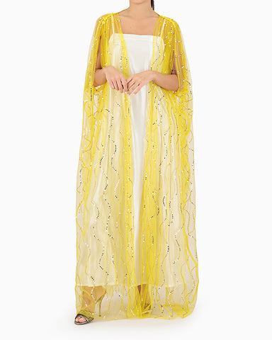 Yellow Wedding Abaya