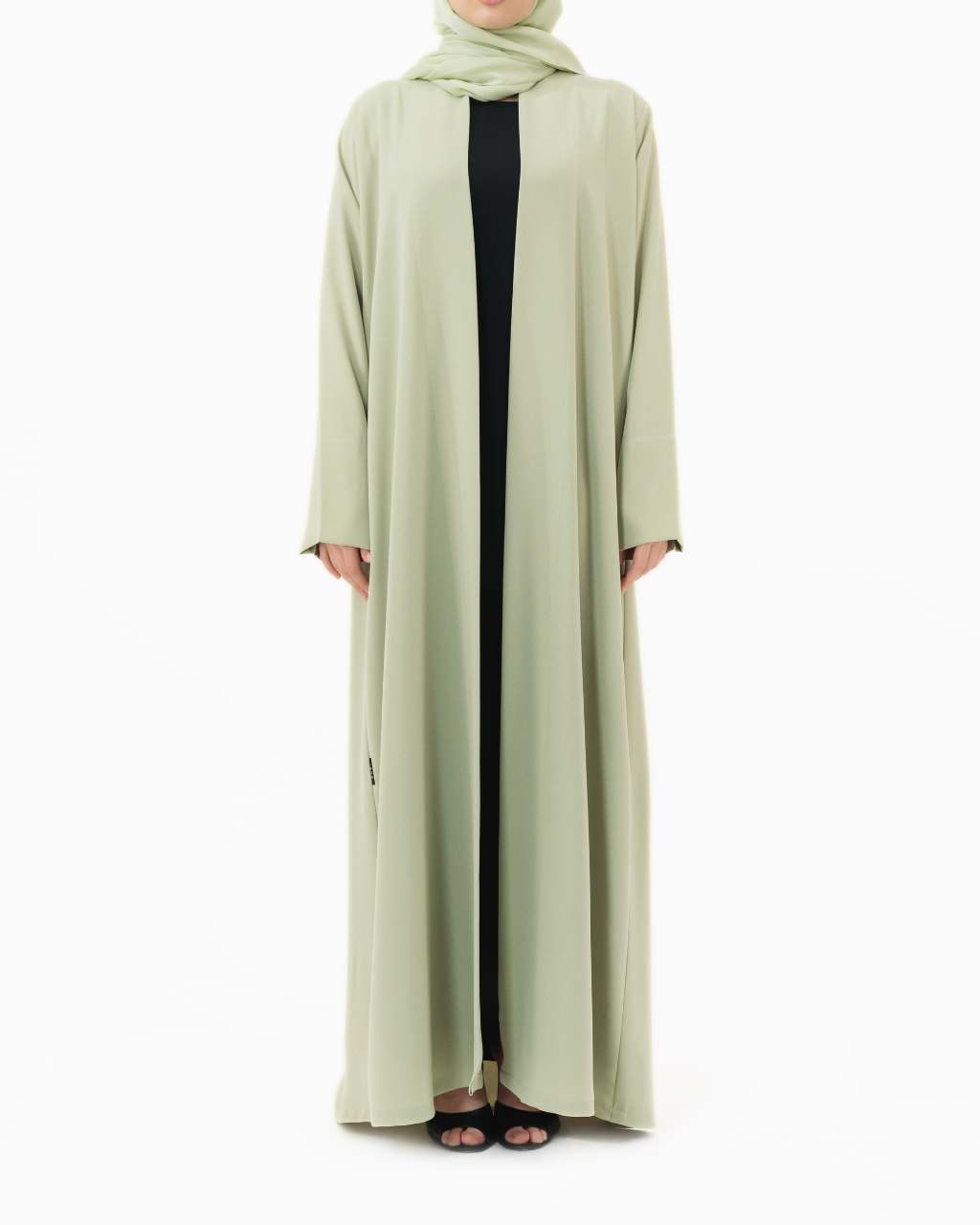 Model wears Essential Matte | Matcha