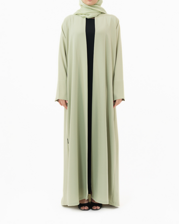 Model wears Essential Matte | Matcha