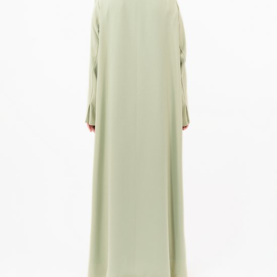 Model wears Essential Matte | Matcha