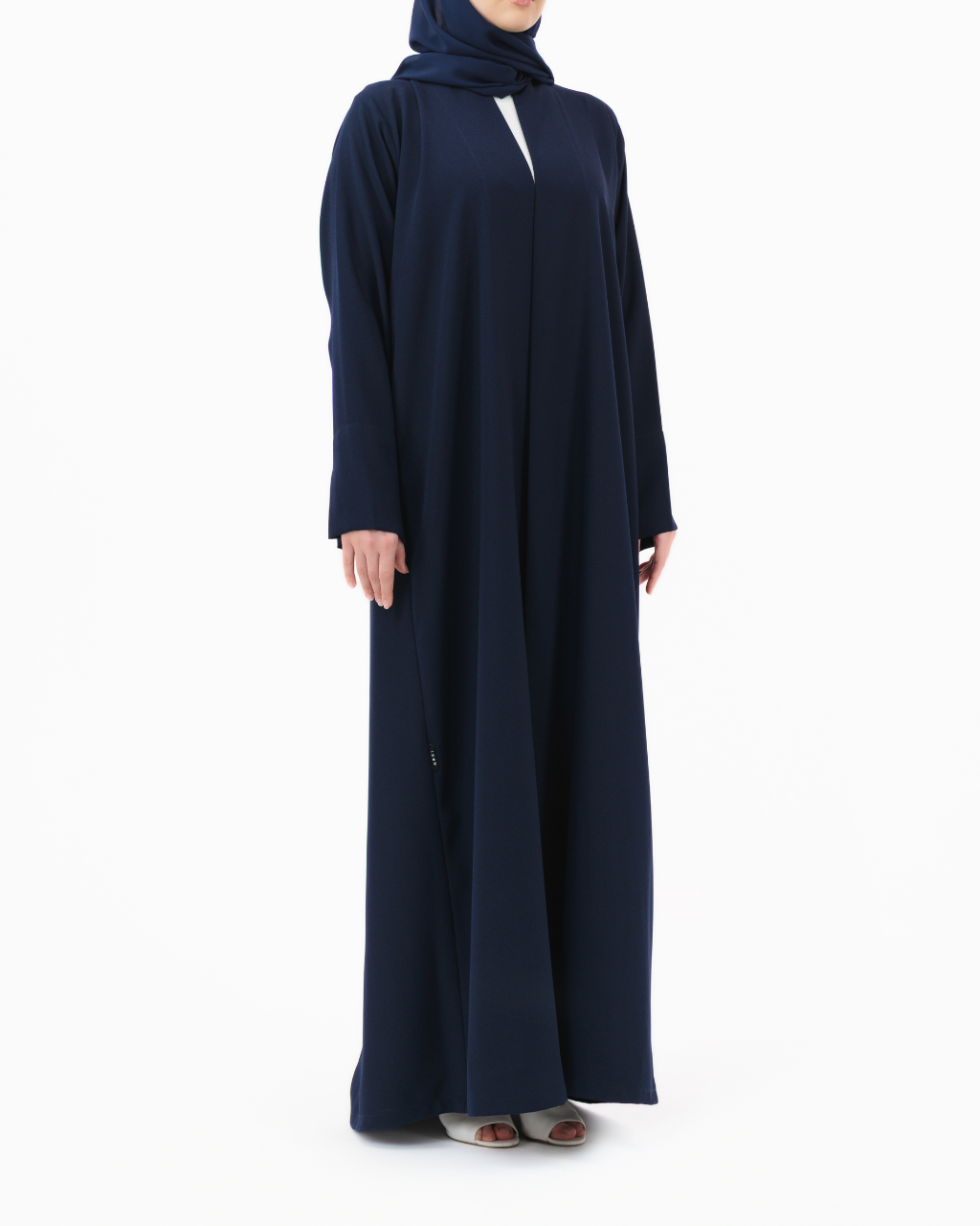 Model wears Essential Matte | Navy Blue