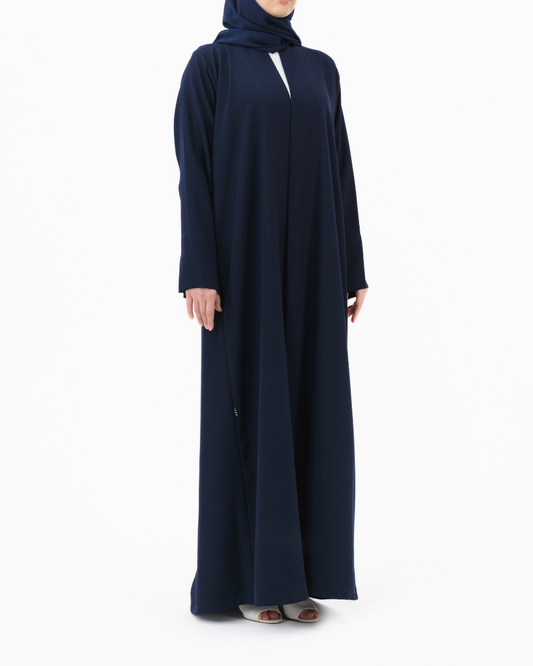 Model wears Essential Matte | Navy Blue