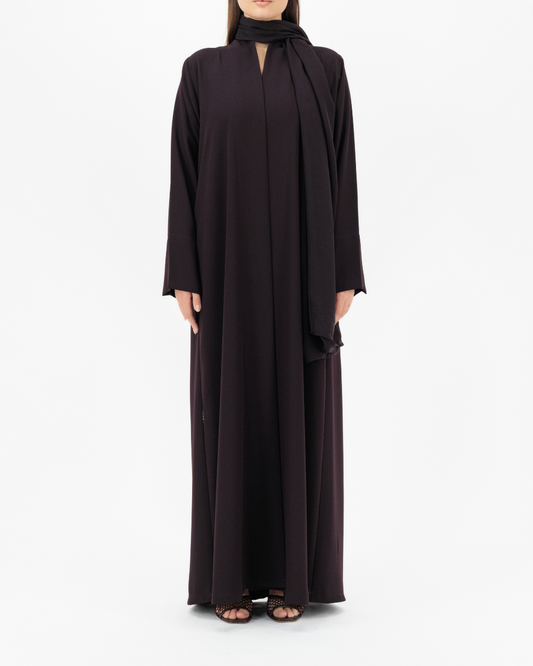 Model wears Essential Matte | Purple