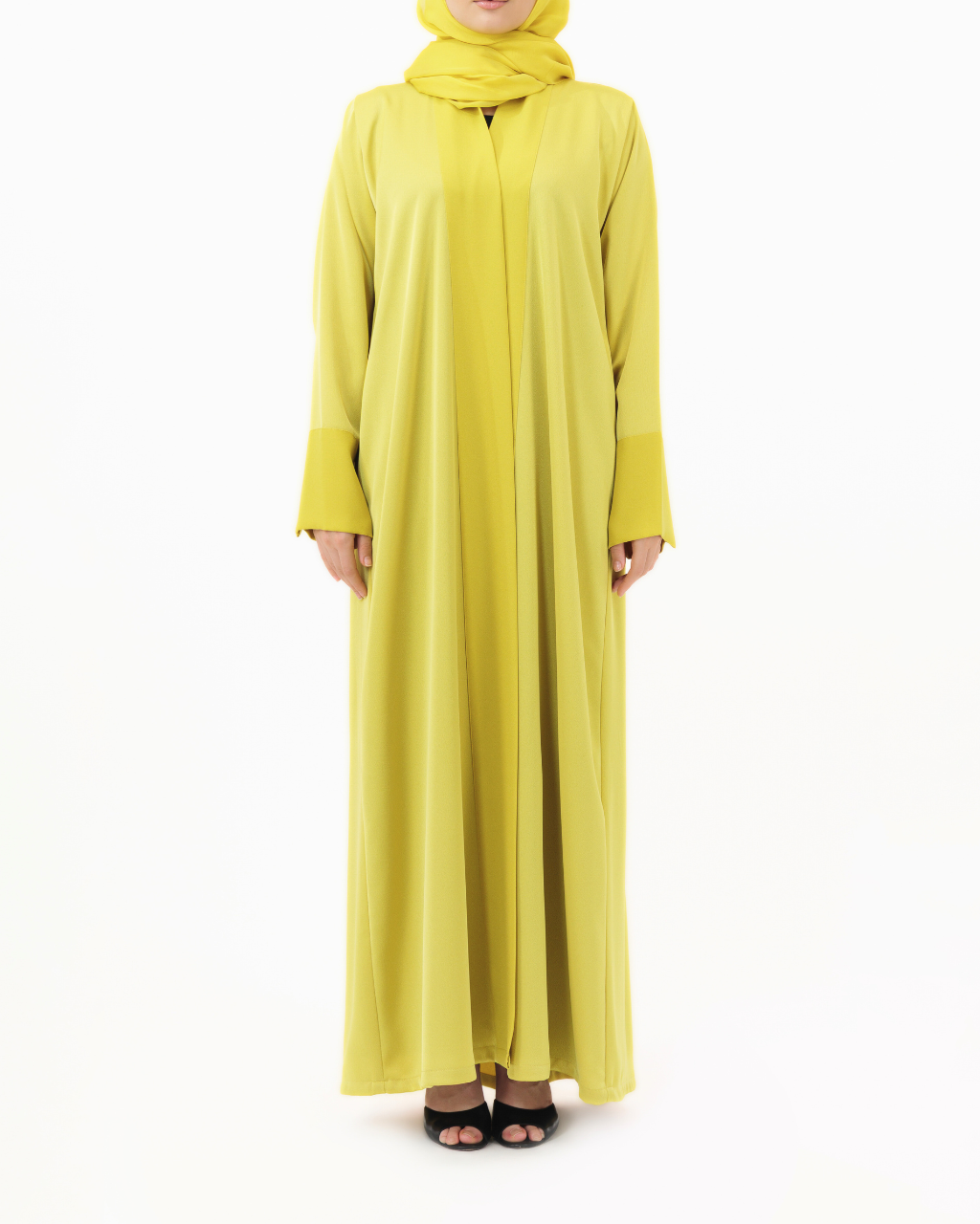 Model wears Essential Matte | Yellow