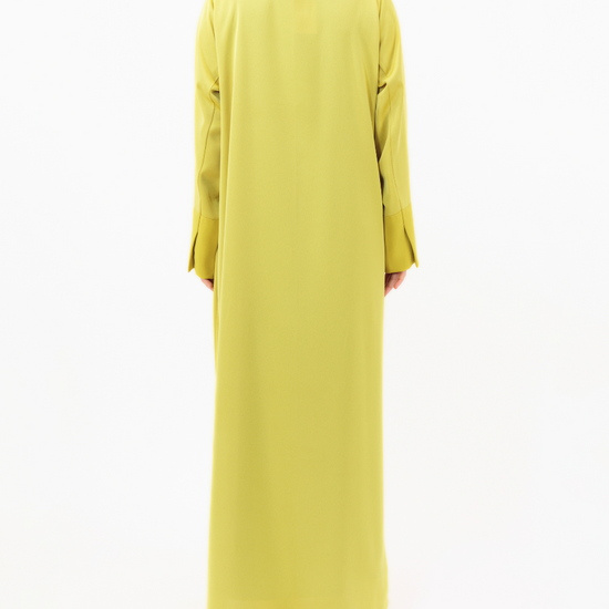 Model wears Essential Matte | Yellow