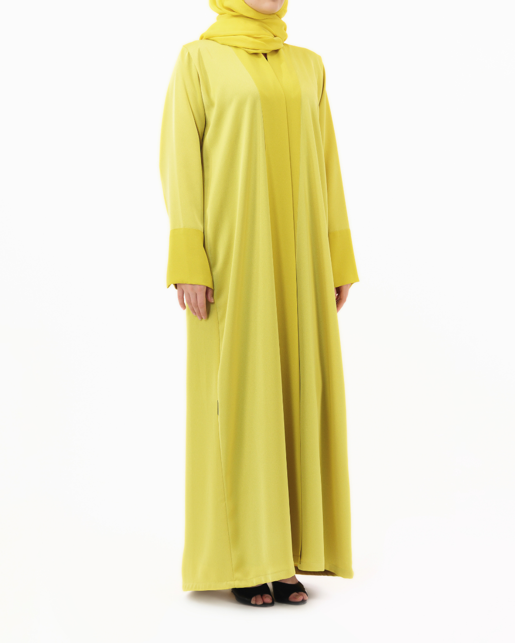 Model wears Essential Matte | Yellow