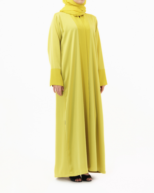 Model wears Essential Matte | Yellow