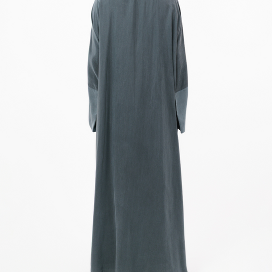 Model wears Silk | Blue Haze