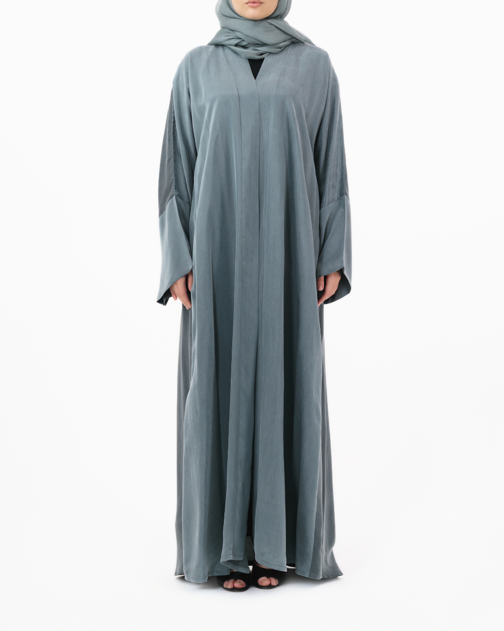 Model wears Silk | Blue Haze